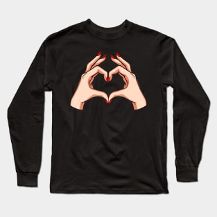 Heart Hands Long Sleeve T-Shirt